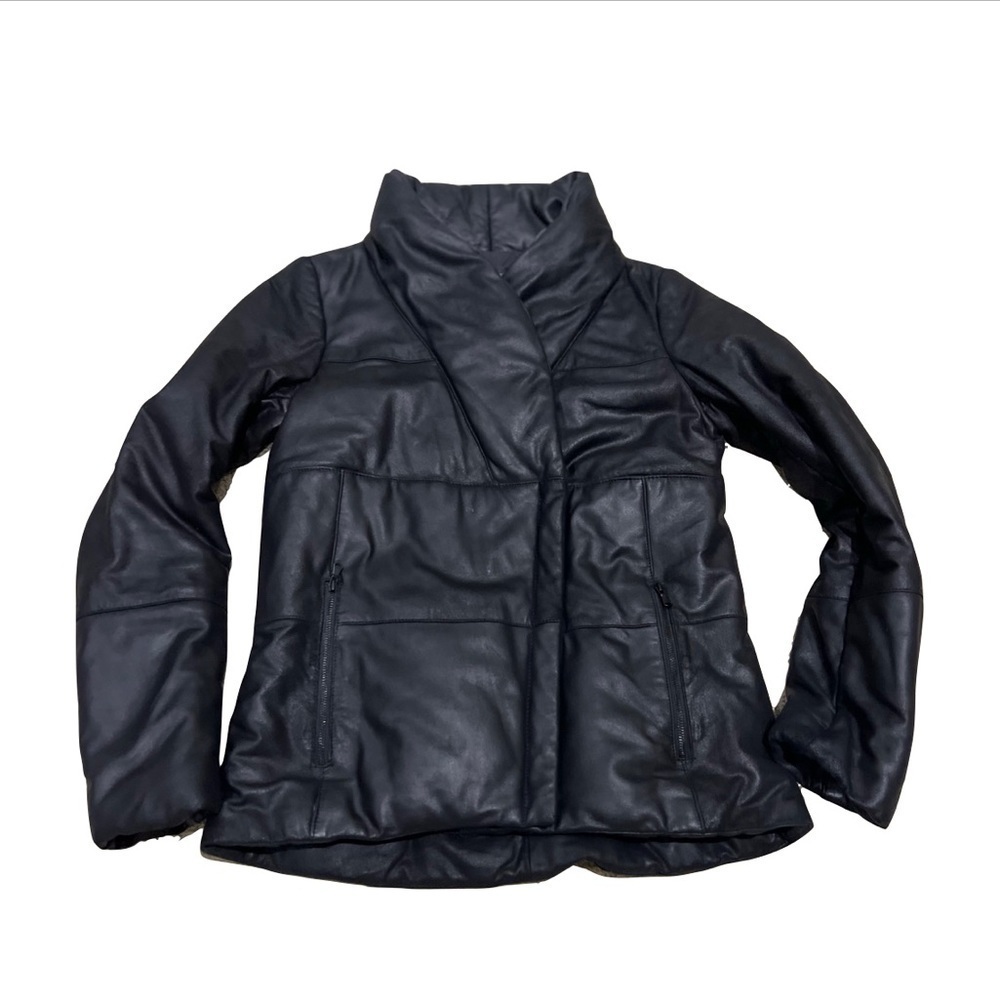 Danier Leather shawl collar puffer coat with thinsulate